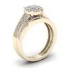 De Couer 3/4ct TDW Diamond Cluster Bridal Sets sold by Zulily