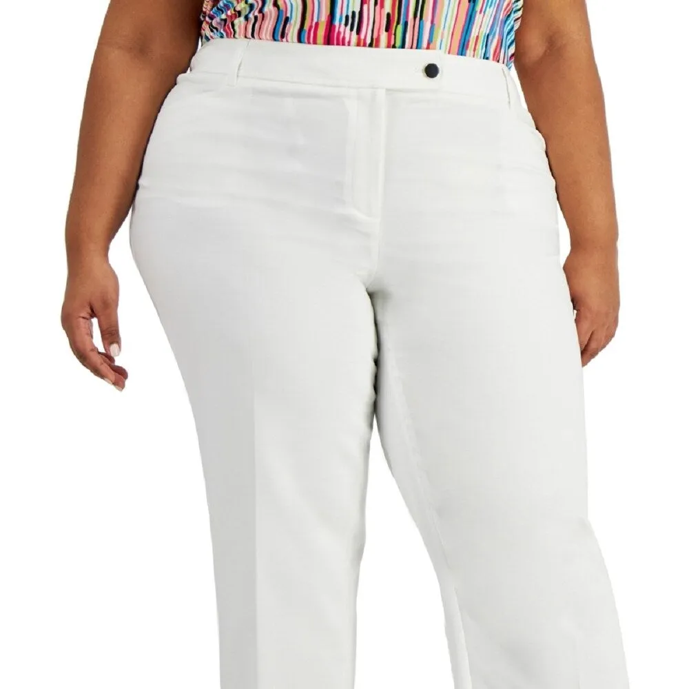 Anne Klein Women's Beacon Hill Cropped Pants White sold by Zulily product image thumbnail 2
