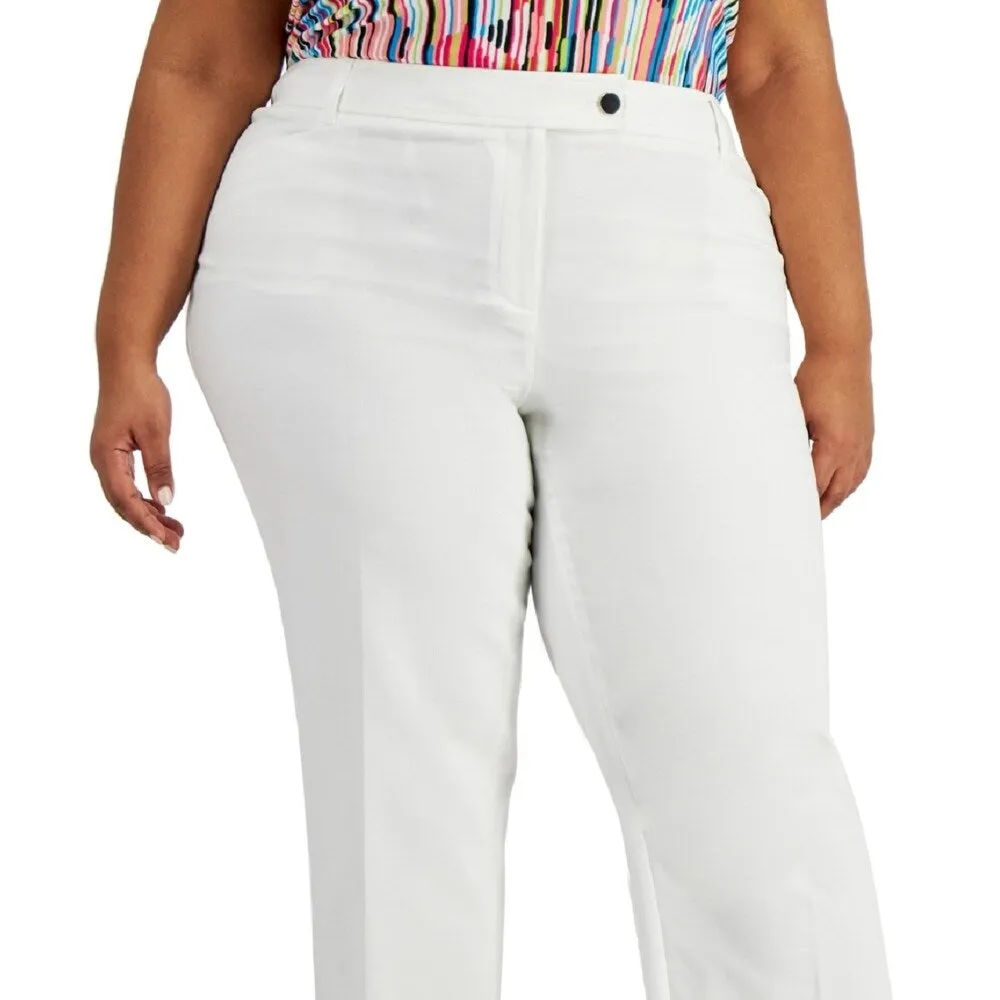Anne Klein Women's Beacon Hill Cropped Pants White sold by Zulily product image thumbnail 4