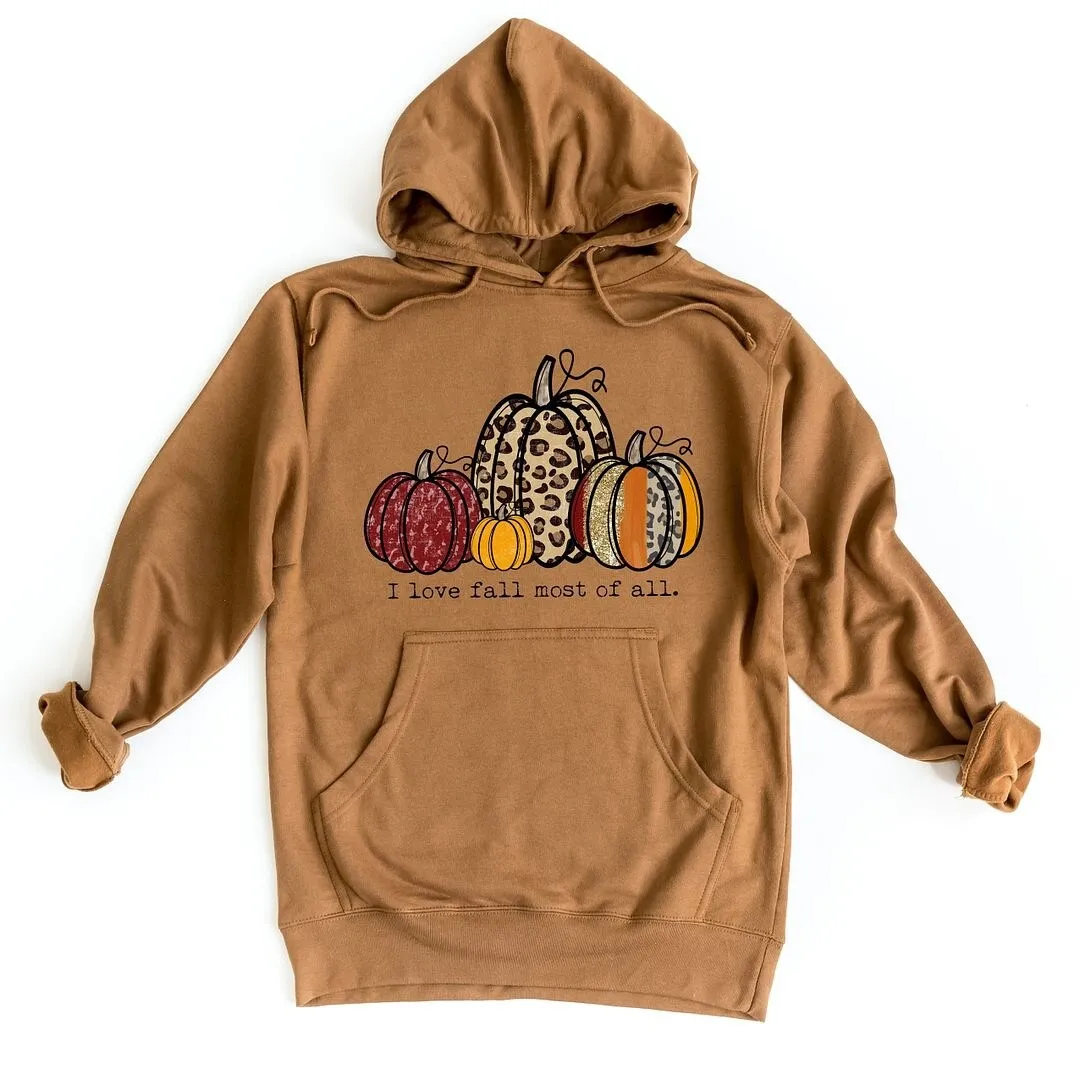 I Love Fall Most Of All Pumpkins Graphic Hoodie sold by Zulily product image thumbnail 2
