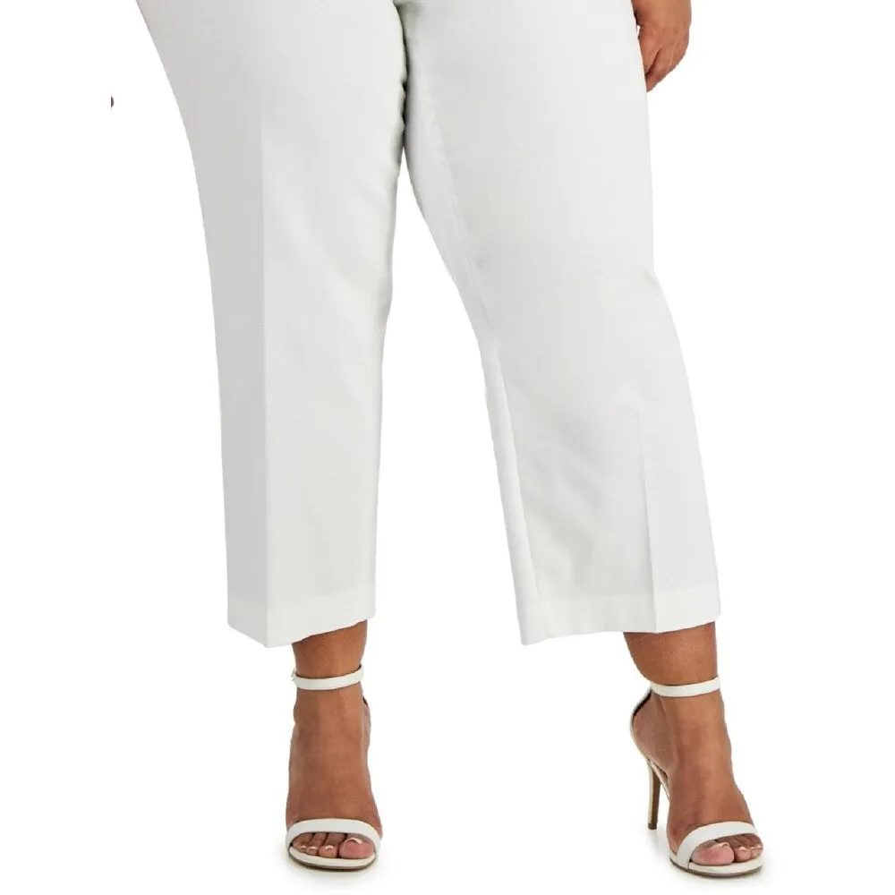 Anne Klein Women's Beacon Hill Cropped Pants White sold by Zulily product image thumbnail 5