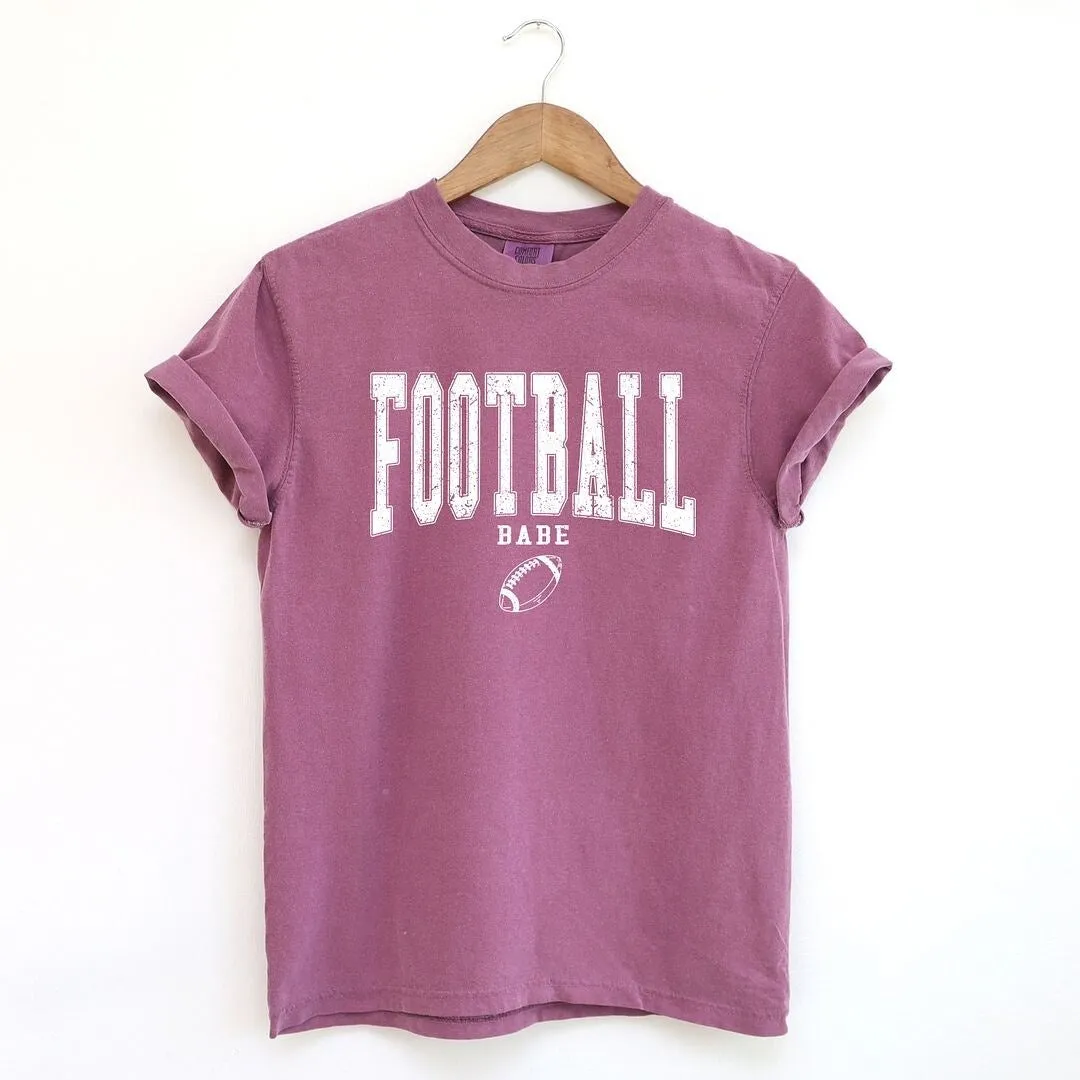 Varsity Football Babe Garment Dyed Tee sold by Zulily product image thumbnail 2