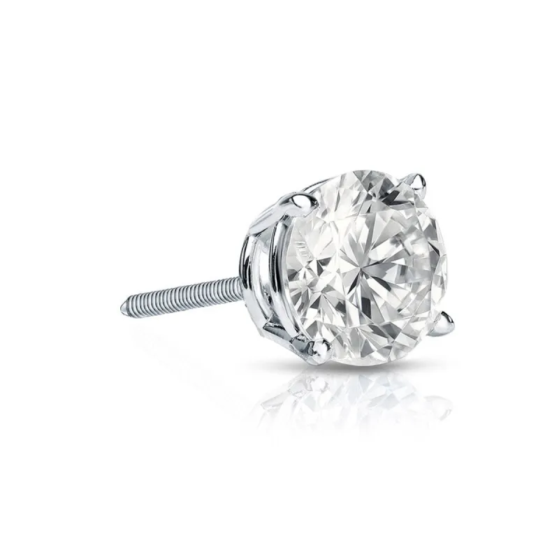Auriya 14k Gold 1/3ct TDW Round SINGLE STUD (1) Diamond Earring sold by Zulily