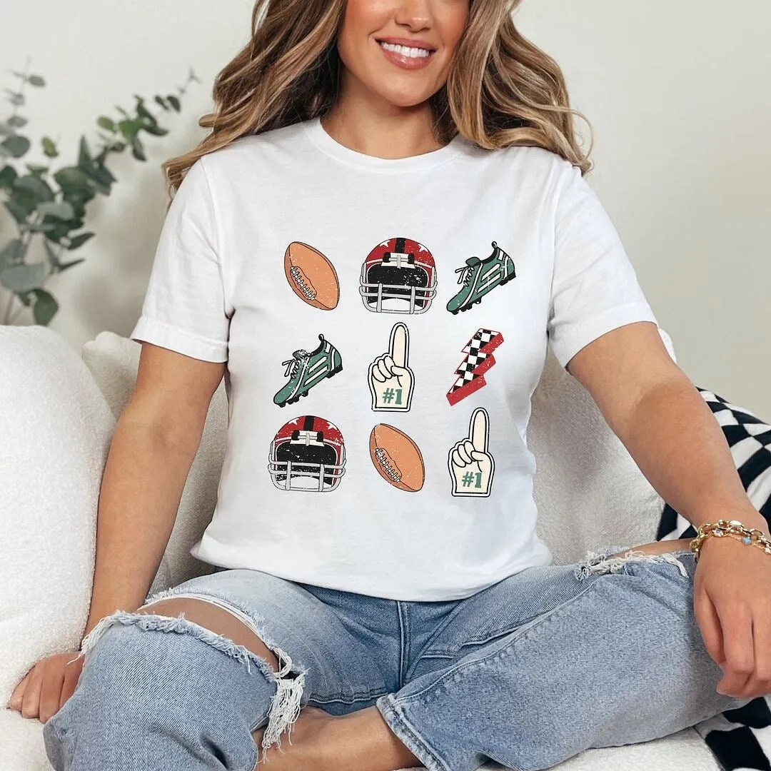Football Collage Short Sleeve Tee sold by Zulily product image thumbnail 3