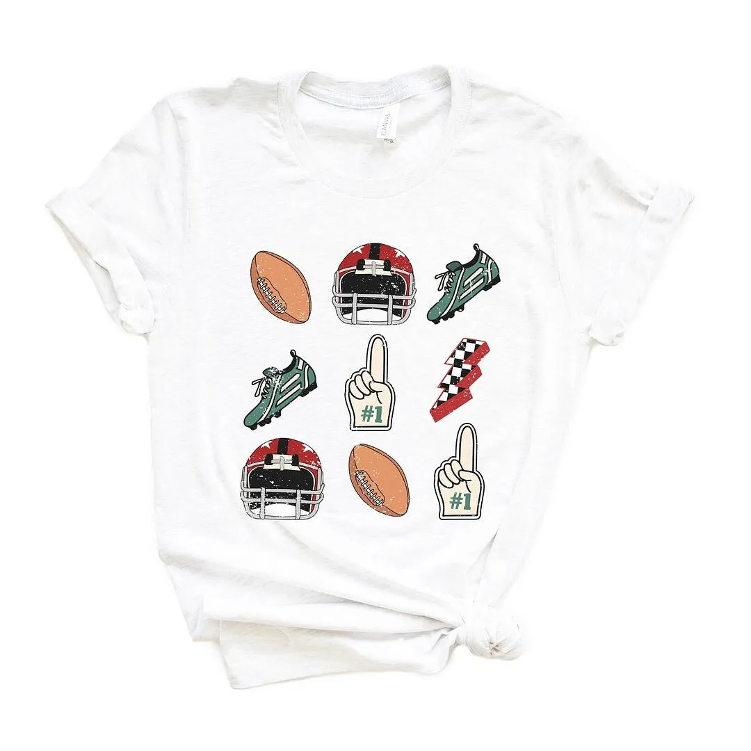 Football Collage Short Sleeve Tee sold by Zulily product image thumbnail 2