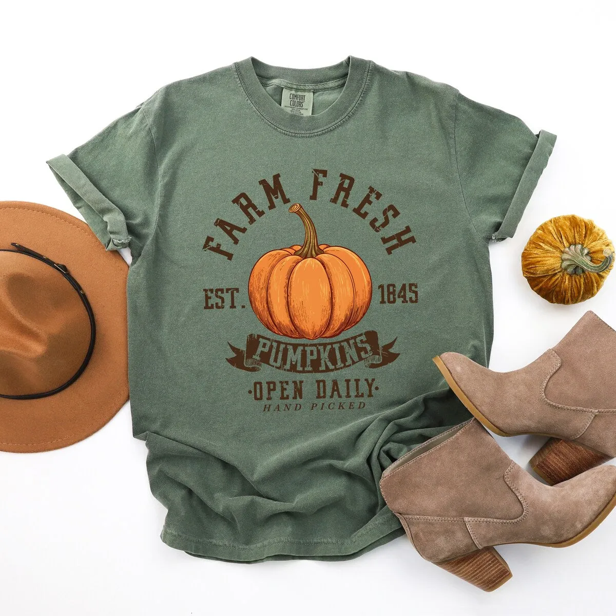 Farm Fresh Open Daily Garment Dyed Tee sold by Zulily product image thumbnail 5
