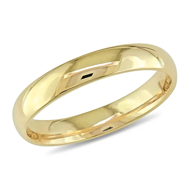 Miadora 10k Yellow Gold Ladies Comfort Fit Wedding Band (3mm) sold by Zulily