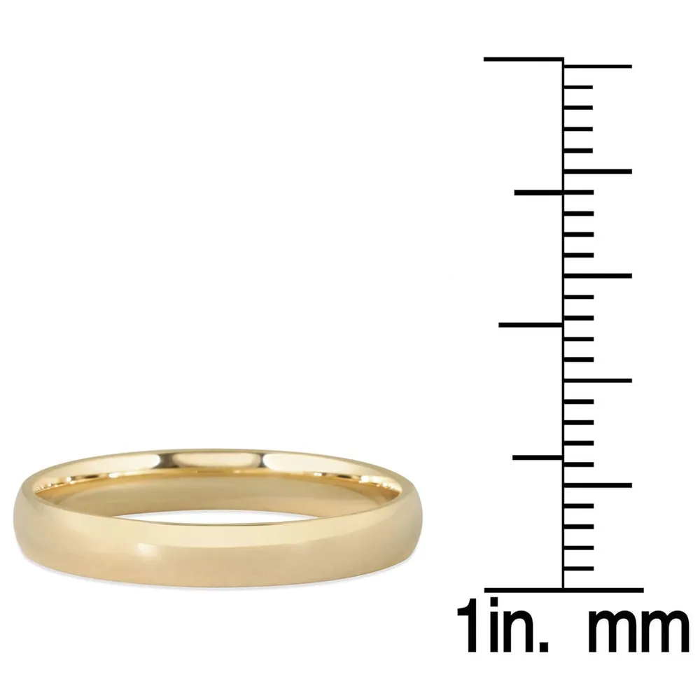 Marquee Jewels 14k Yellow Gold Wedding Band sold by Zulily product image thumbnail 3