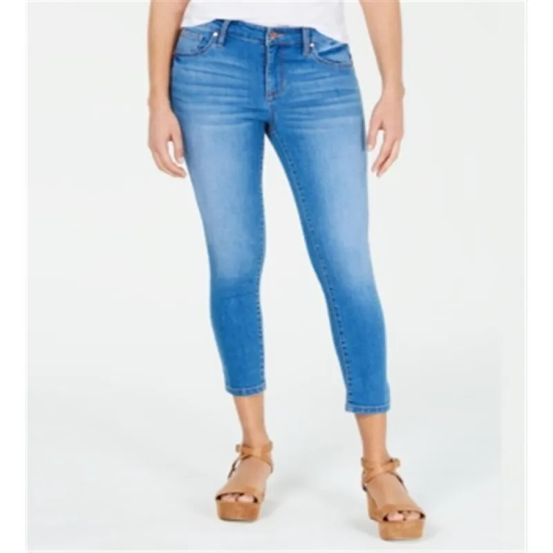 Celebrity Pink Junior's Cropped Skinny Jeans Blue Size 5 sold by Zulily