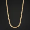 14k Yellow Gold Filled 4.75 mm Bombay Curb Necklace for Men and Women sold by Zulily