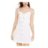 Planet Gold Women's Spaghetti Strap Short Sheath Dress White Size Medium sold by Zulily