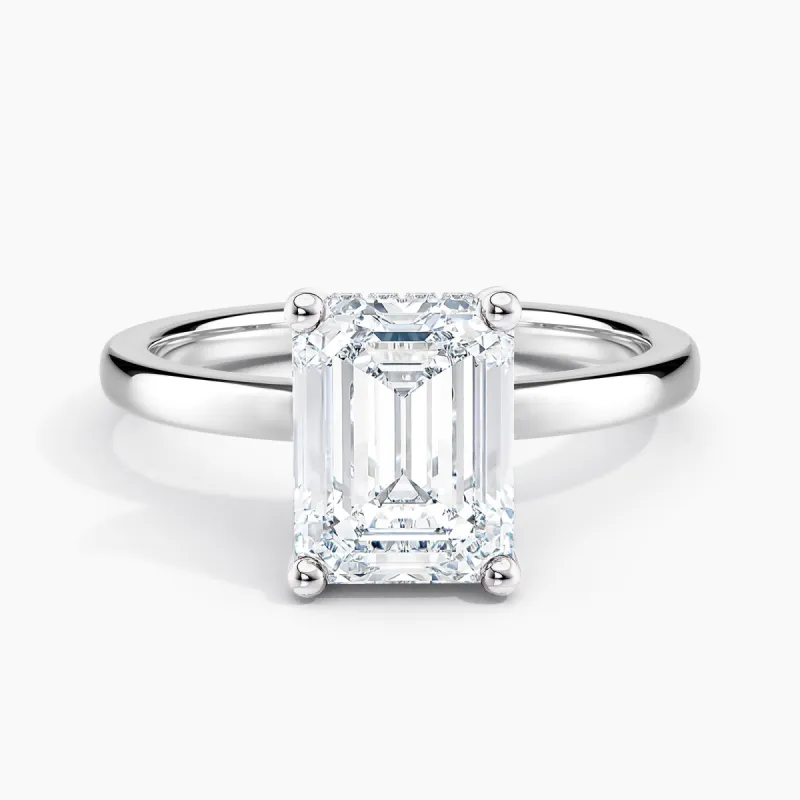Auriya 14k Gold 0.90ctw Emerald Hidden-Halo Lab Grown Diamond Engagement Ring sold by Zulily