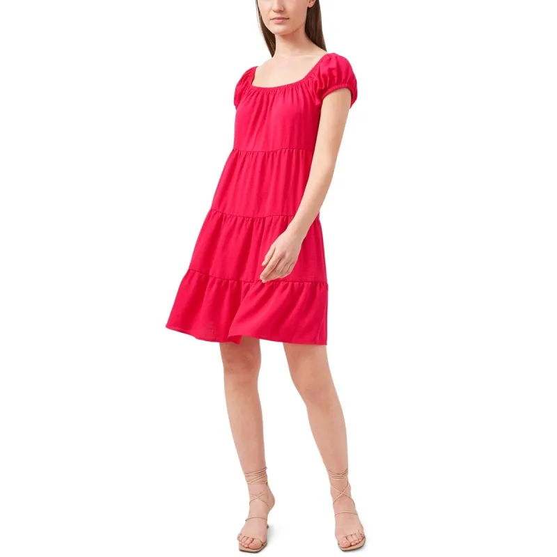Riley & Rae Women's Square Neck Short Shift Dress Red Size XX-Large sold by Zulily