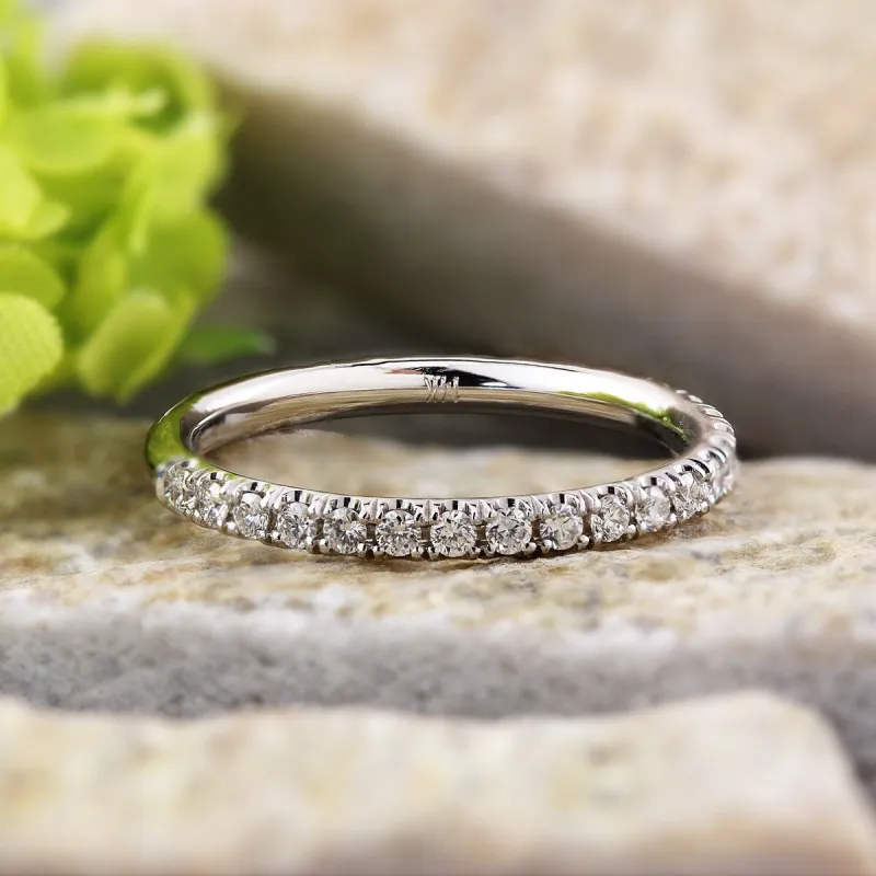 Auriya 2/5ctw Round Diamond Wedding Band 14k Gold sold by Zulily