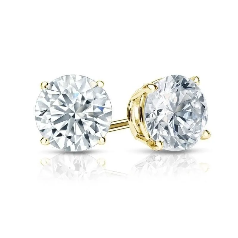 Auriya 2 1/4ctw Round Diamond Stud Earrings 18kt Gold Certified sold by Zulily product image thumbnail 4