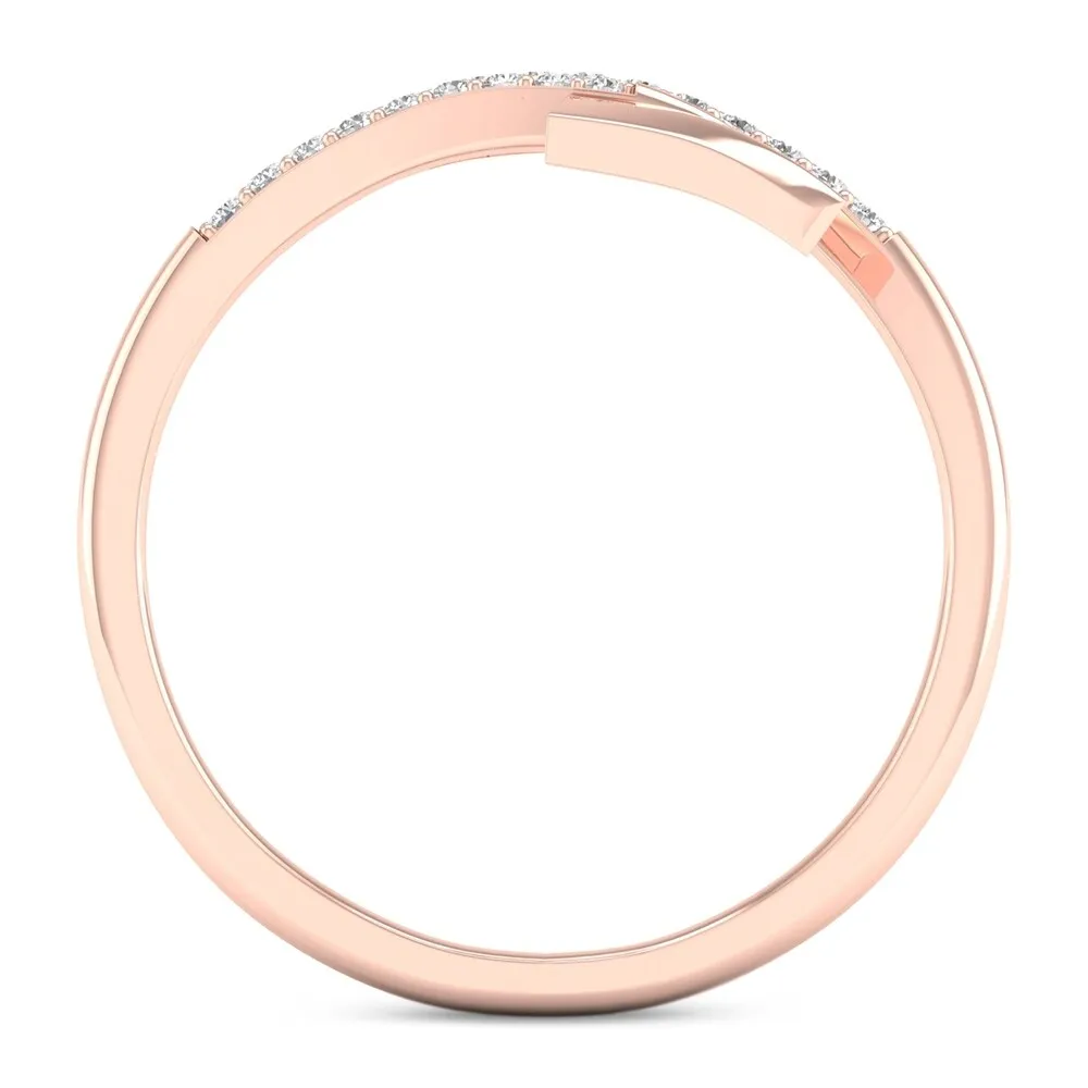 1/20ct TDW Diamond Arrow Wrap Ring in 10k Gold by De Couer sold by Zulily product image thumbnail 3