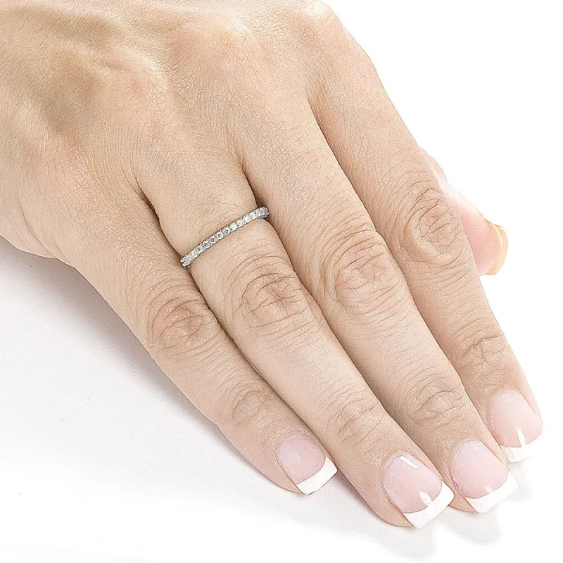 De Couer 1/4ct TDW Diamond Women's Wedding Band (H-I, I2) sold by Zulily