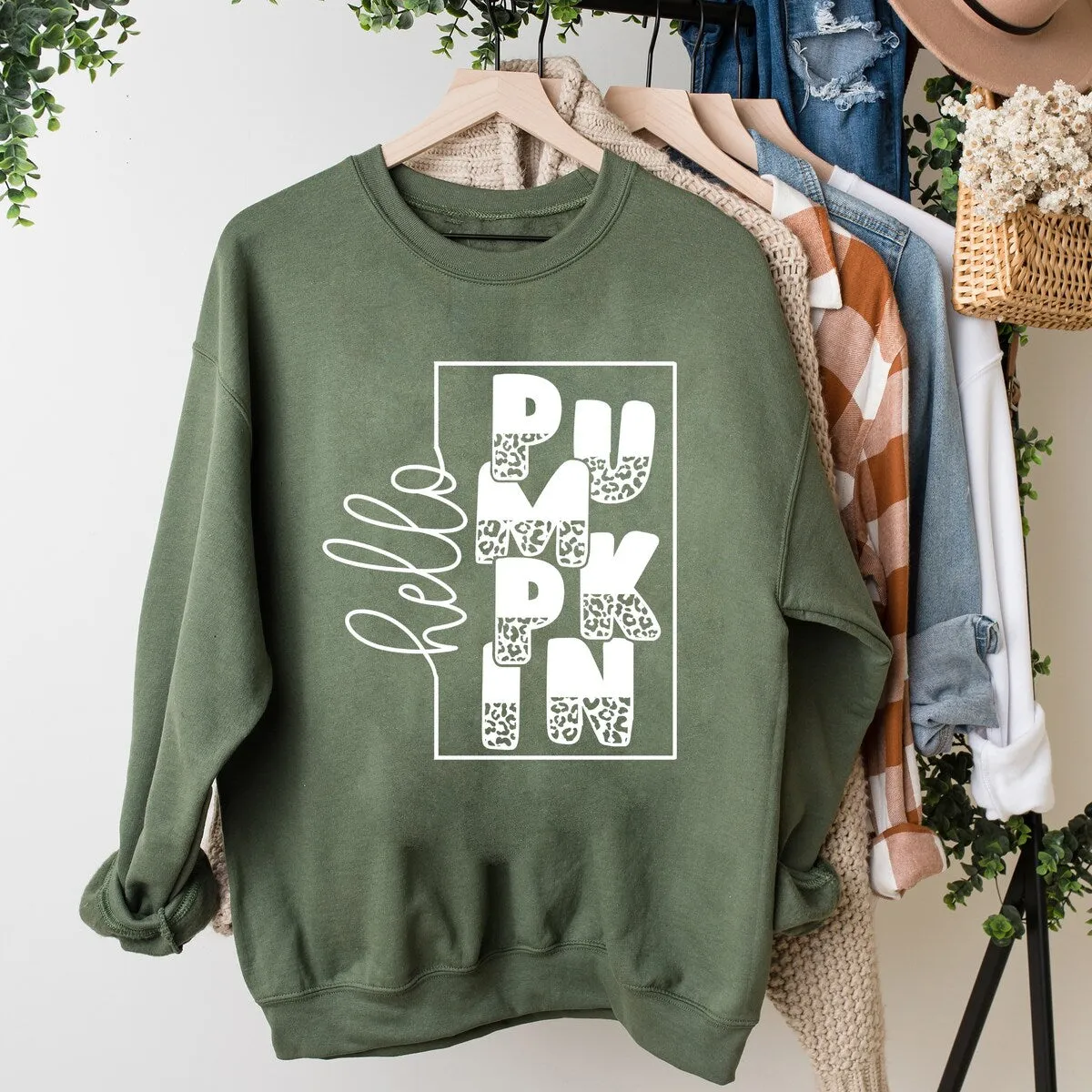 Hello Pumpkin Square Graphic Sweatshirt sold by Zulily