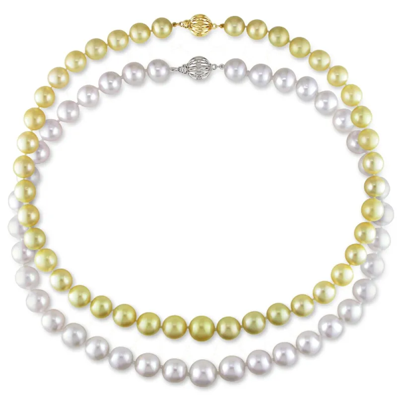 Miadora Signature Collection Graduated South Sea Pearl 18-inch Necklace (9-11 mm) sold by Zulily