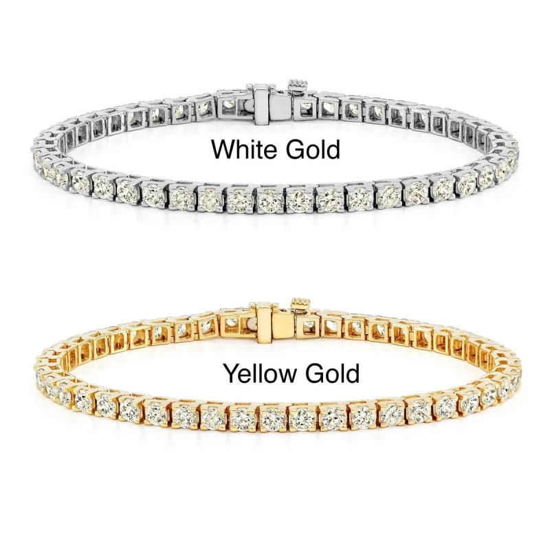 Auriya 14k Gold 2ct TDW Round Diamond Tennis Bracelet sold by Zulily