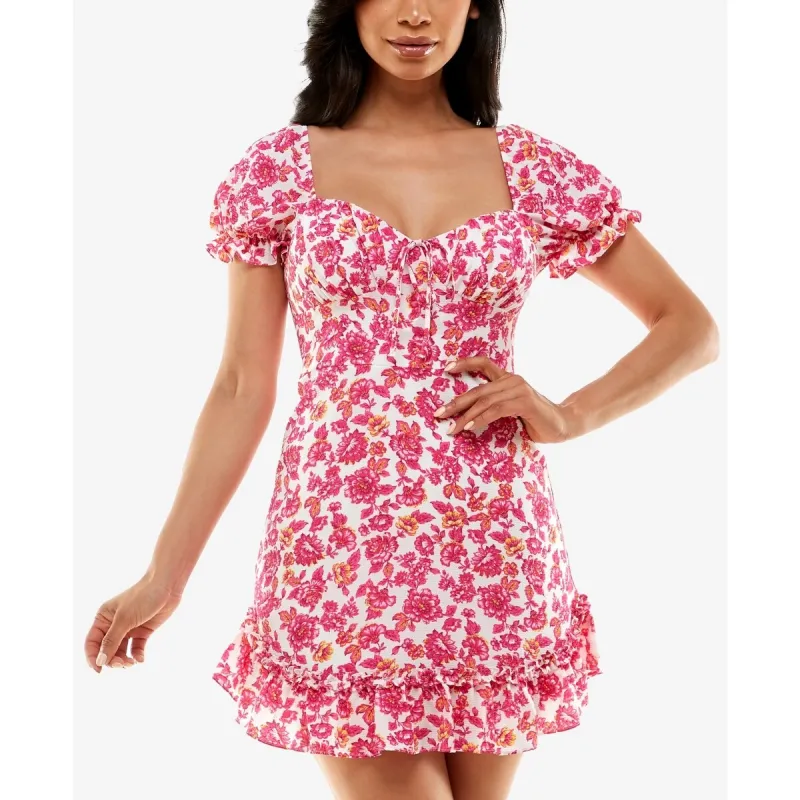 B Darlin Junior's Short Sleeve A Line Dress Pink Size 13-14 - 13/14 sold by Zulily