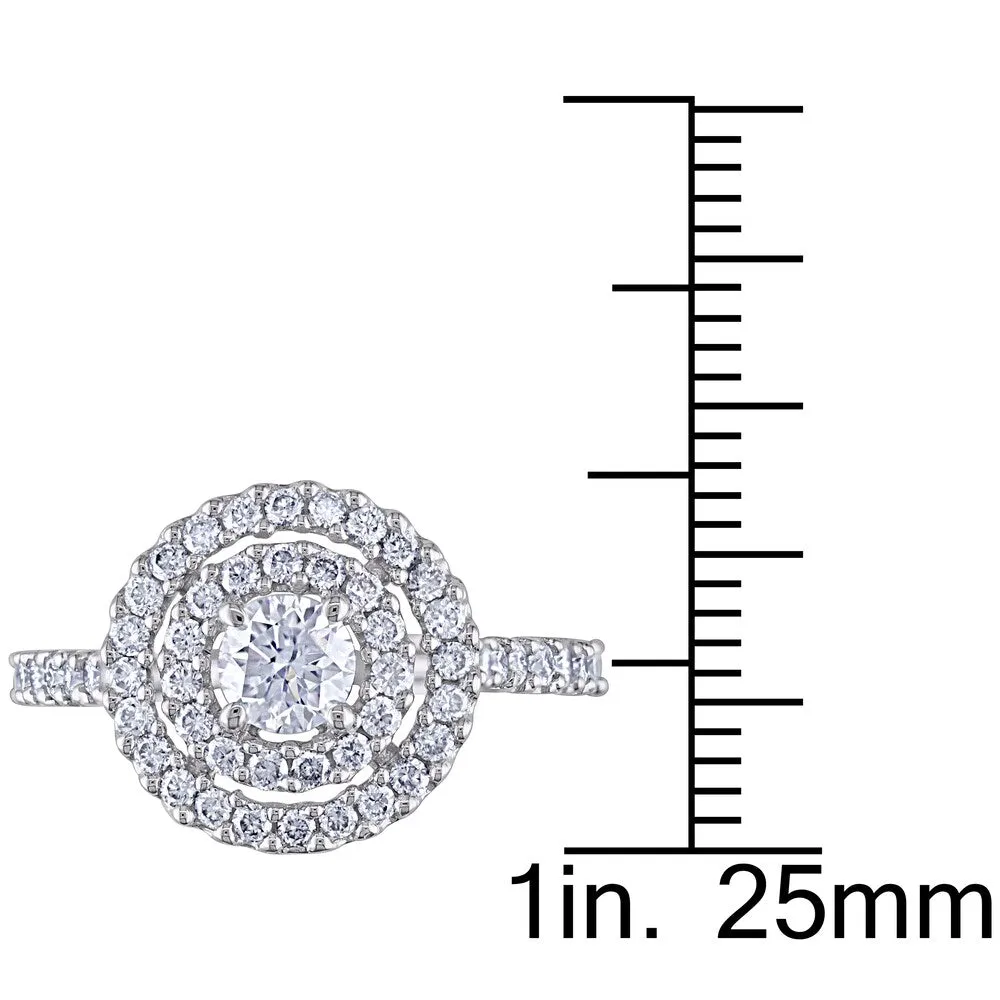 Miadora Signature Collection 14k White Gold 1ct TDW Diamond Ring sold by Zulily product image thumbnail 3
