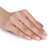 Miadora Mens 6 mm Ribbed and Striped Curved Wedding Band in 14k Yellow Gold sold by Zulily