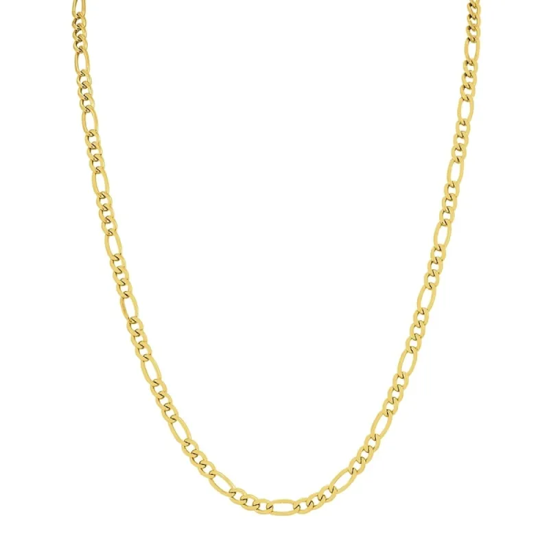 14K Yellow Gold Filled 4.3mm Figaro Chain with Lobster Clasp - 24 Inch sold by Zulily