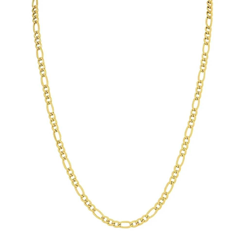 14K Yellow Gold Filled 4.3mm Figaro Chain with Lobster Clasp - 24 Inch sold by Zulily