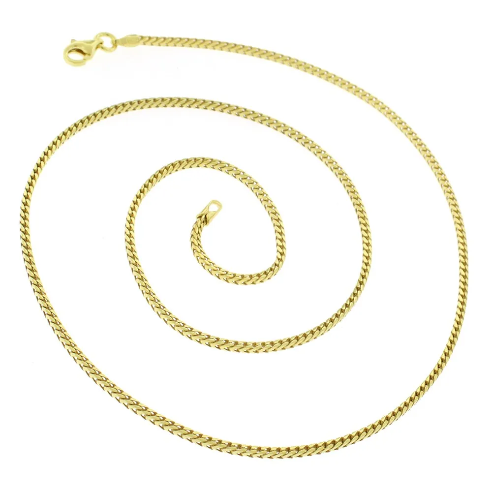 10k Gold 1.5-millimeter Solid Franco Necklace Chain sold by Zulily product image thumbnail 2