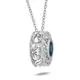 Marquee Jewels 10k White Gold 2/5 to 1/2ct TDW Colored Diamond Halo Necklace (I-J, I1-I2) sold by Zulily product image thumbnail 5