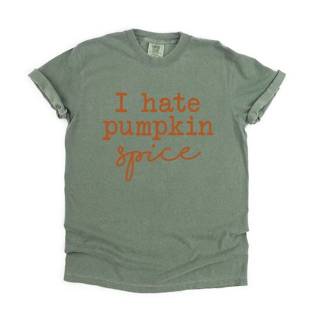 I Hate Pumpkin Spice Garment Dyed Tee sold by Zulily product image thumbnail 2