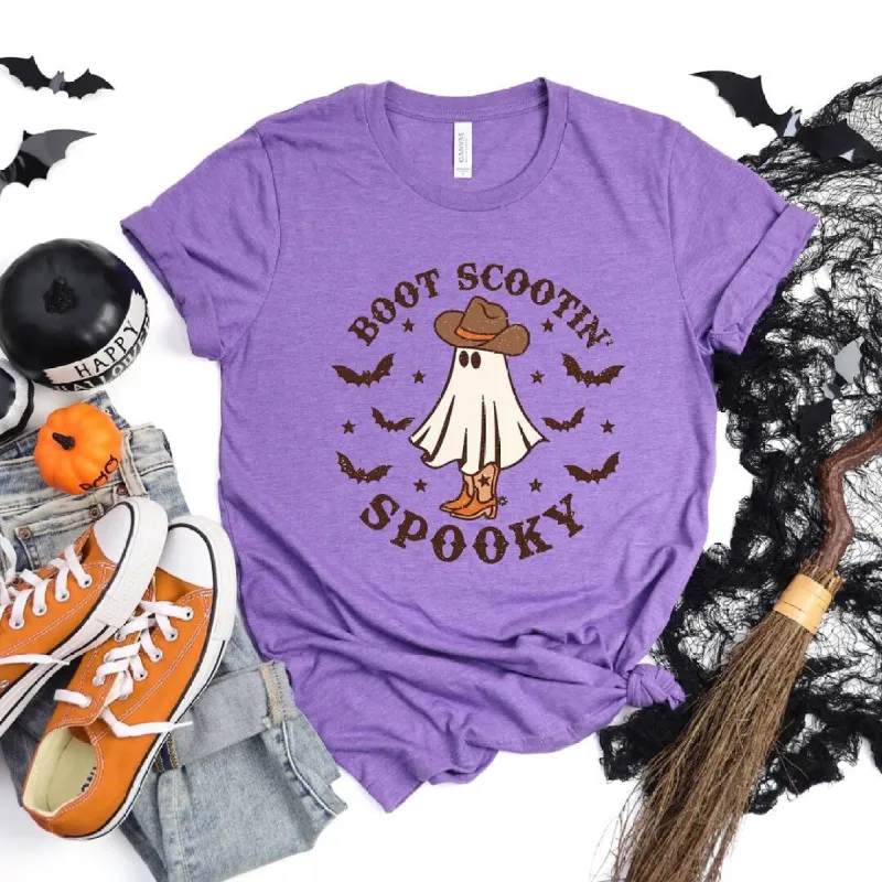 Boot Scootin' Spooky Short Sleeve Tee sold by Zulily