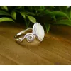 Vera & Co. Sterling Silver Round Mother of Pearl Spiritual Ring sold by Zulily