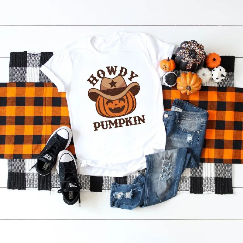 Howdy Pumpkin Hat Short Sleeve Tee sold by Zulily