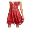 Emerald Sundae Juniors' Glitter Lace Racerback Dress Red Size Small sold by Zulily