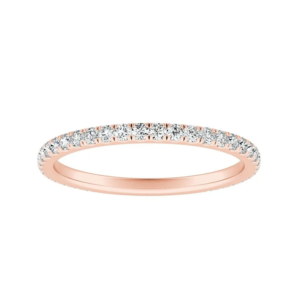 Auriya 1/3ctw Round Diamond Wedding Band 14k Gold sold by Zulily product image thumbnail 3