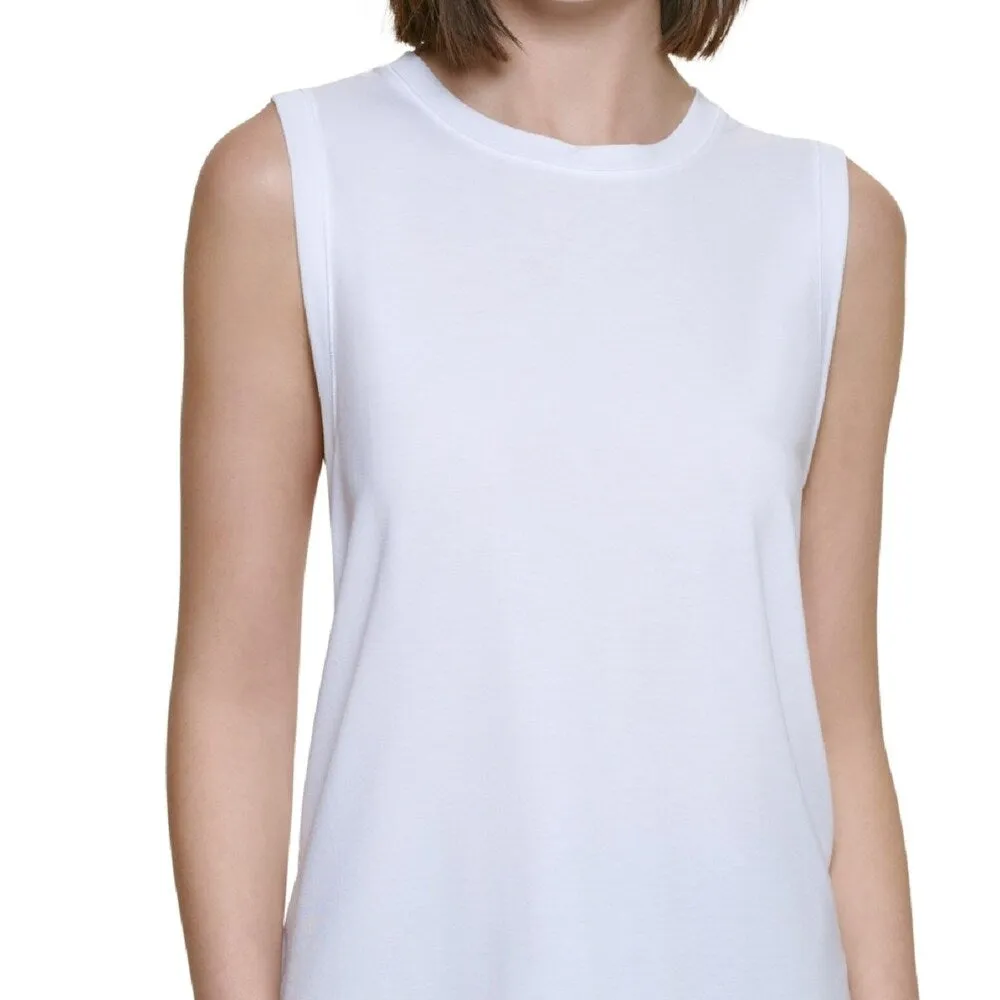 Calvin Klein Women's Dropped Armhole Tank Top White Size Small sold by Zulily product image thumbnail 2