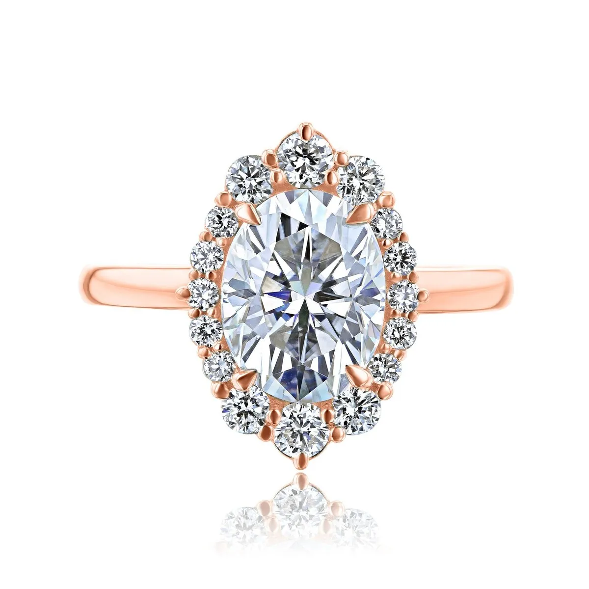 Annello by Kobelli 14k Gold Forever One Ophelia Engagement Ring (DEF/VS, DEF/VS) sold by Zulily product image thumbnail 2