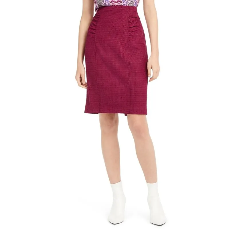 Nanette Lepore Women's Ruched Pencil Skirt Pink Size 12 sold by Zulily