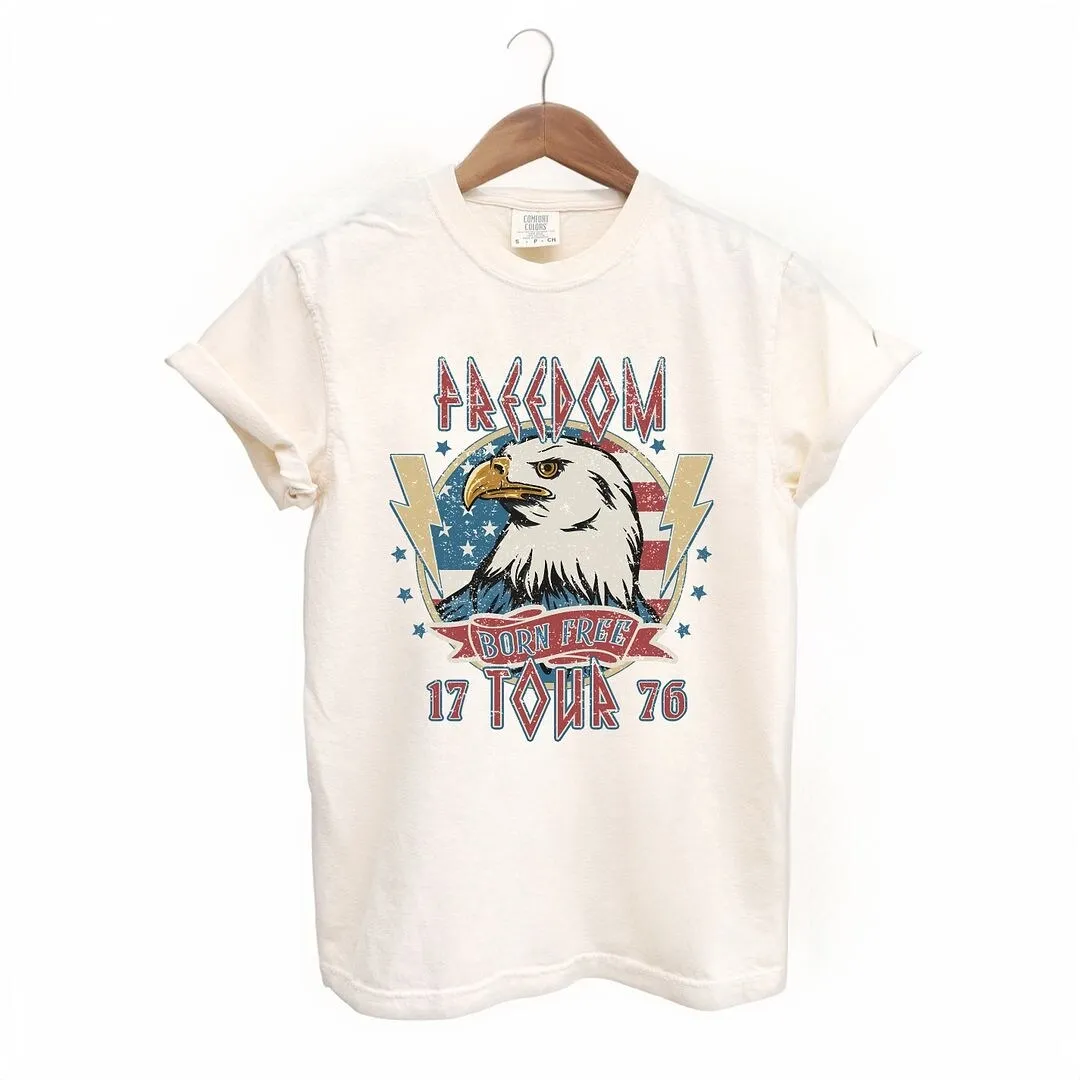 Freedom Tour Born Free Garment Dyed Tee sold by Zulily product image thumbnail 2