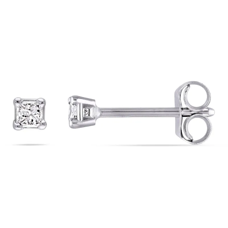 Miadora 14k Gold 1/10ct Princess Diamond Stud Earrings sold by Zulily
