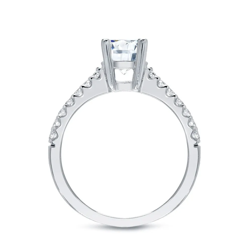 Auriya 1 3/4ctw Split Shank Round Diamond Engagement Ring Set 14k Gold Certified sold by Zulily product image thumbnail 5