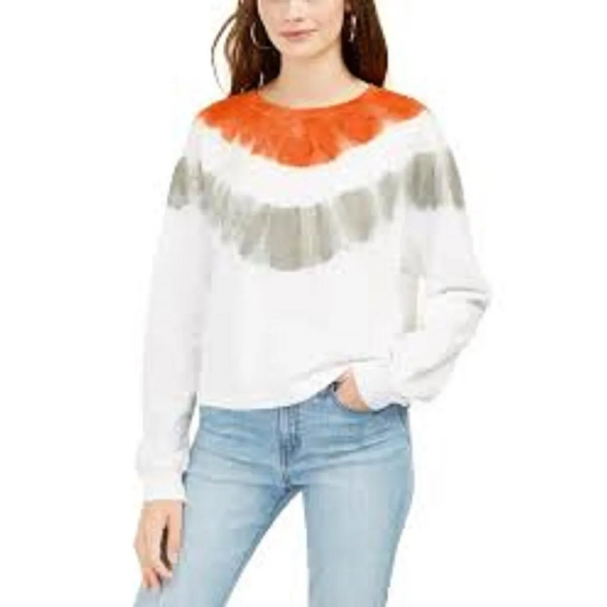 Rebellious One Juniors' Tie-Dyed Sweatshirt Red Size X-Small sold by Zulily