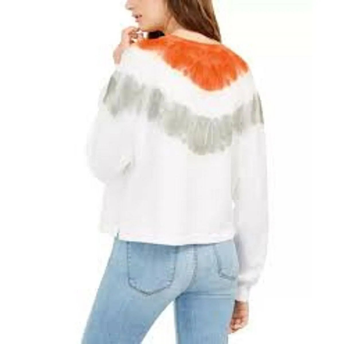 Rebellious One Juniors' Tie-Dyed Sweatshirt Red Size X-Small sold by Zulily product image thumbnail 2