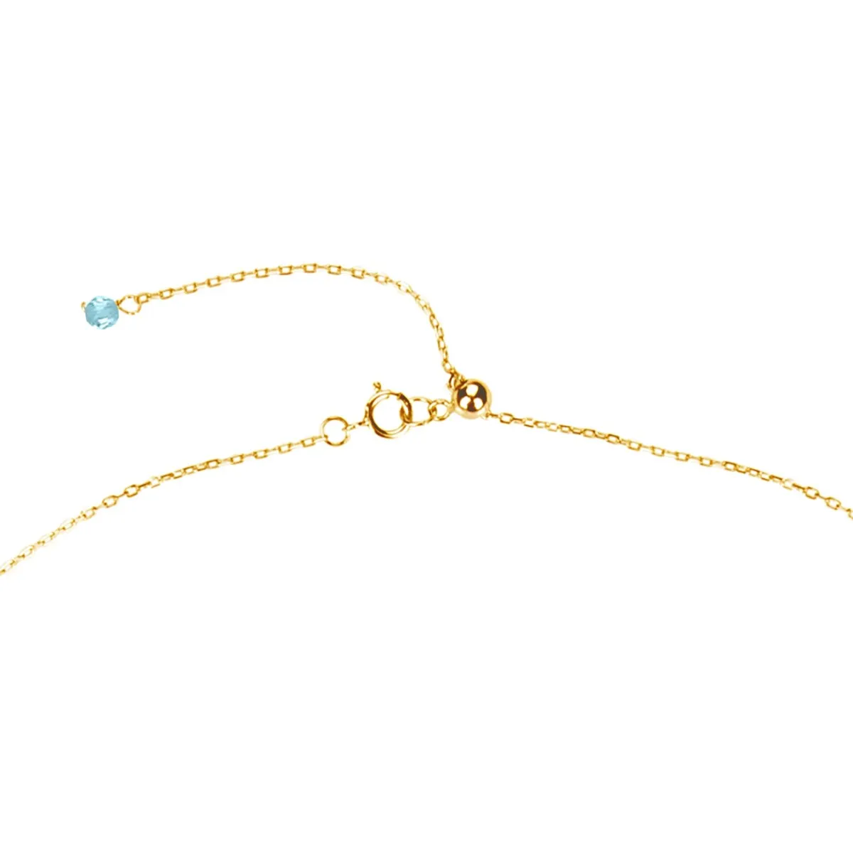 Freshwater Pearl and Aquamarine Beaded Adjustable Pendant Necklace sold by Zulily product image thumbnail 2