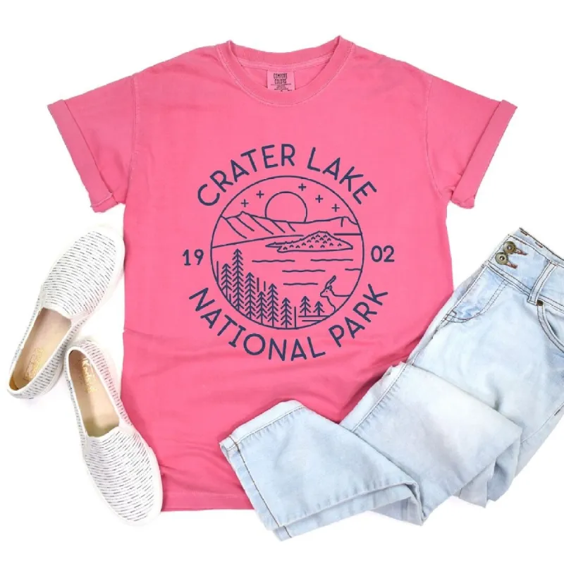 Crater Lake National Park Garment Dyed Tee sold by Zulily