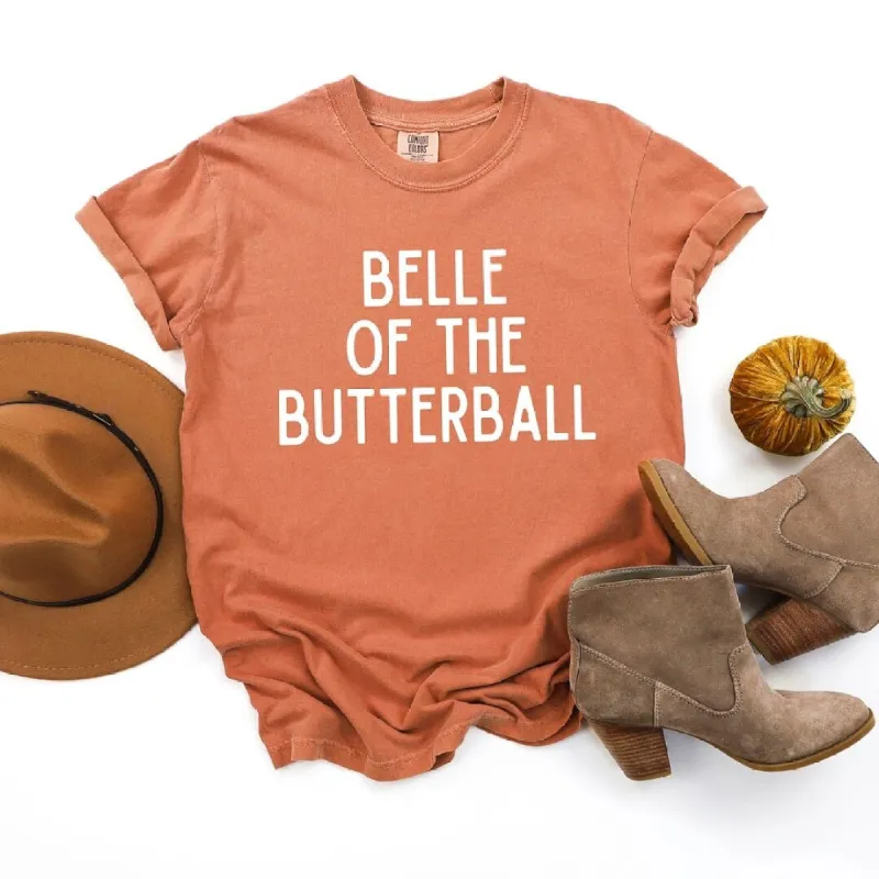 Belle of the Butterball Garment Dyed Tee sold by Zulily