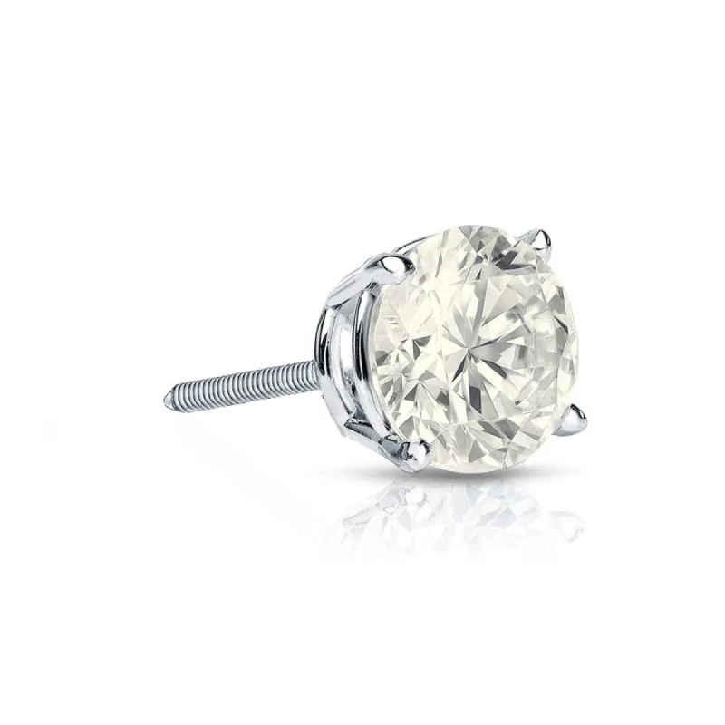 Auriya 1/4ctw Round Diamond SINGLE STUD (1) Earring 14k Gold sold by Zulily