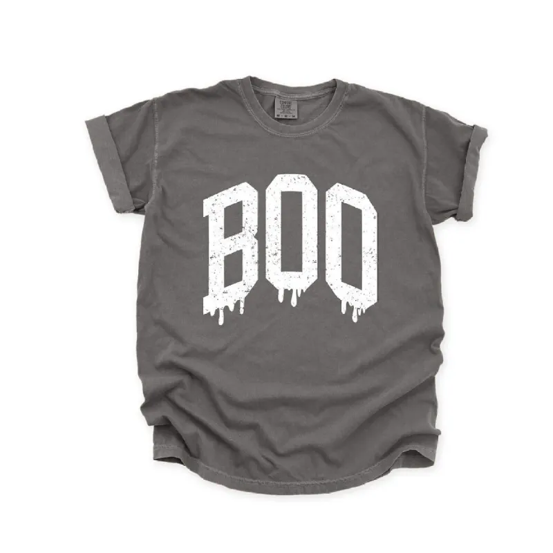 Boo Distressed Garment Dyed Tee sold by Zulily